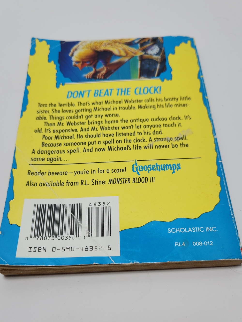 Goosebumps: The Cuckoo Clock of Doom by R.L. Stine - Picture 2 of 7